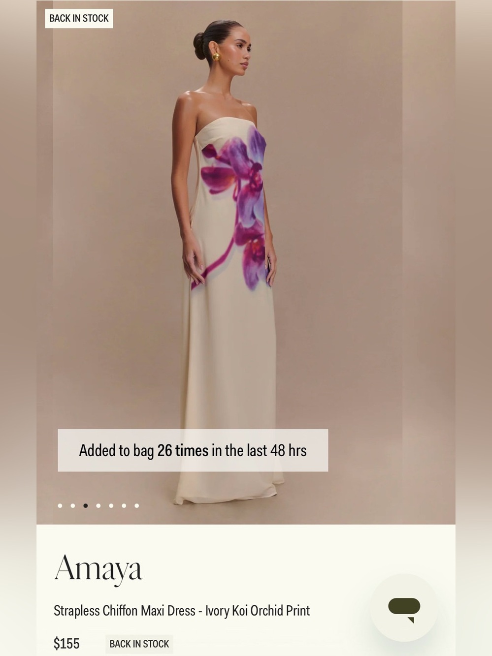 Meshki Amaya Strapless Madi Dress - Picture 4 of 4